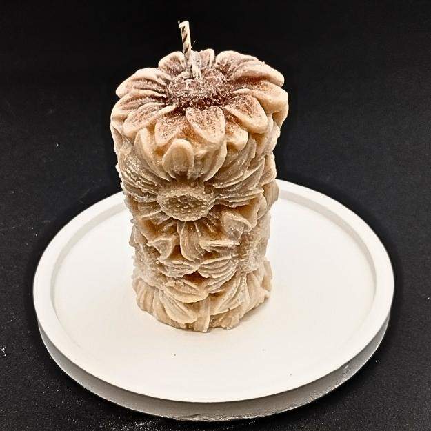 Świeca kwiatowa - Stokrotki 0